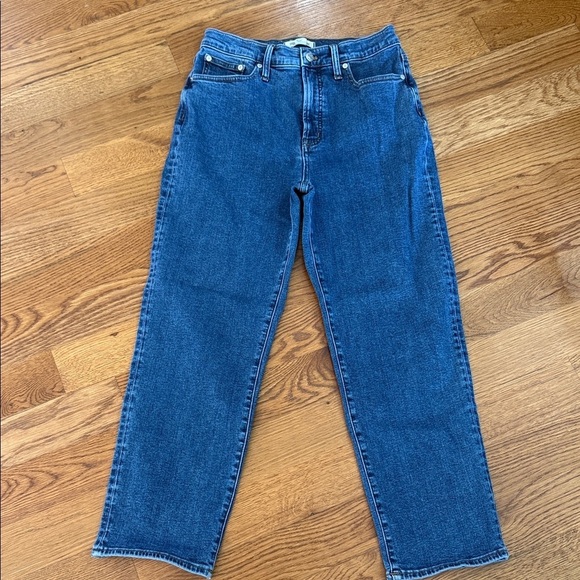 Madewell Denim - Madewell Perfect Vintage Straight Jeans Size 28 High Rise Medium Wash
